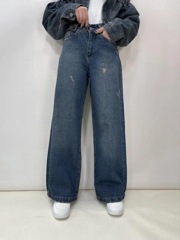 شلوار بگ جین زنانه