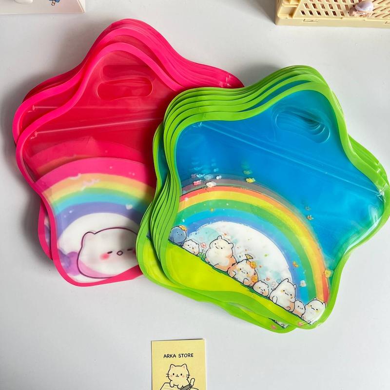 زیپ کیپ دسته دار رنگین کمان