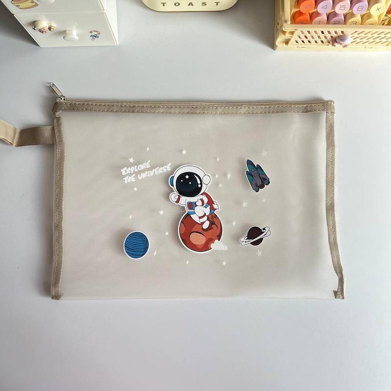 پوشه توری زیپ دار فضانورد