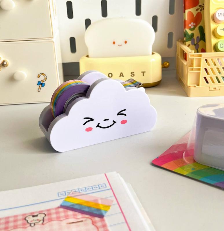 پایه چسب ابر رنگین کمان