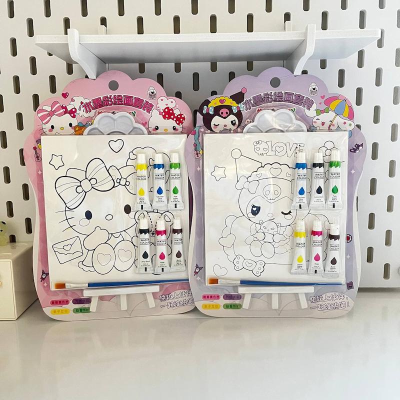 بوم و سه پایه رنگامیزی آبرنگی