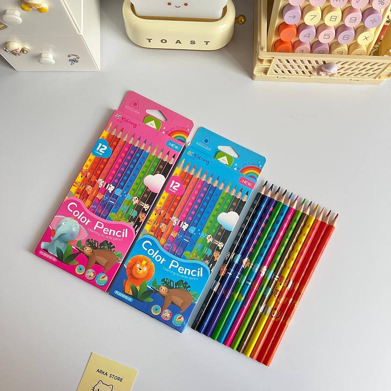 مداد رنگی 12 رنگ یالونگ