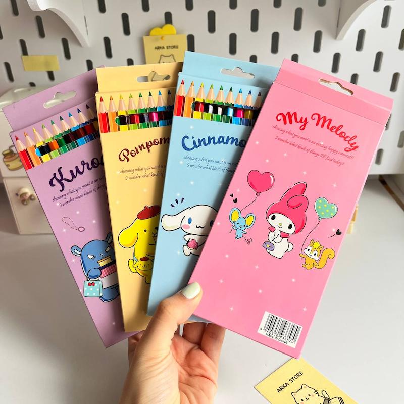 مداد رنگی 12 رنگ کرومی