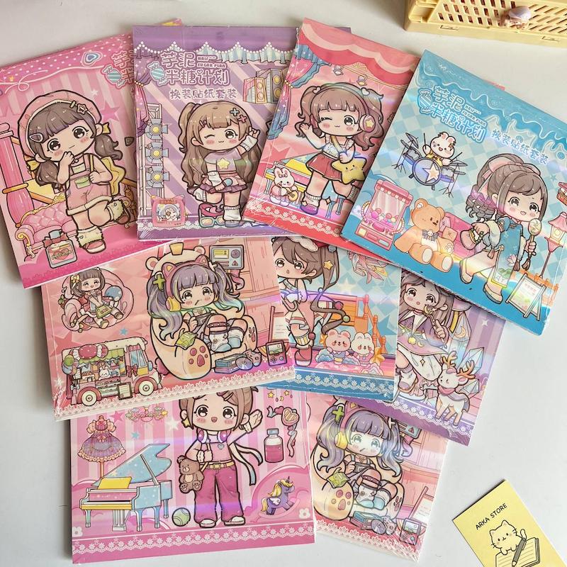 دفترچه استیکر تزیین لباس