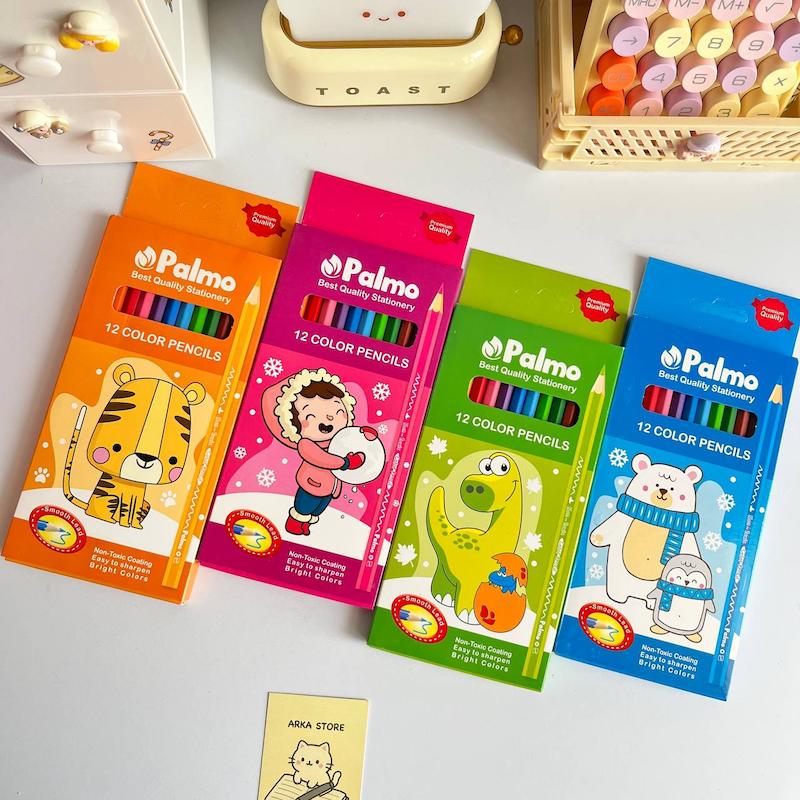 مداد رنگی 12 رنگ پالمو
