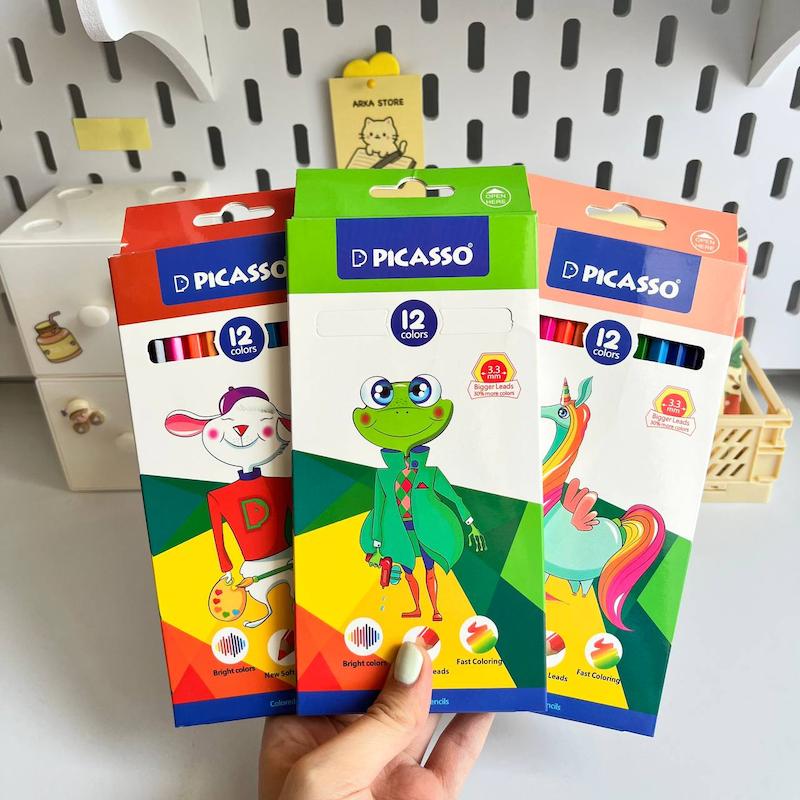 مداد رنگی 12 رنگ پیکاسو