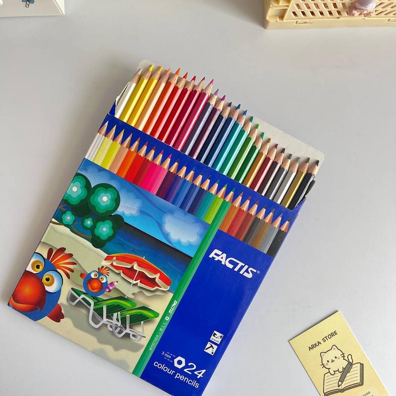 مداد رنگی 24 رنگ فکتیس