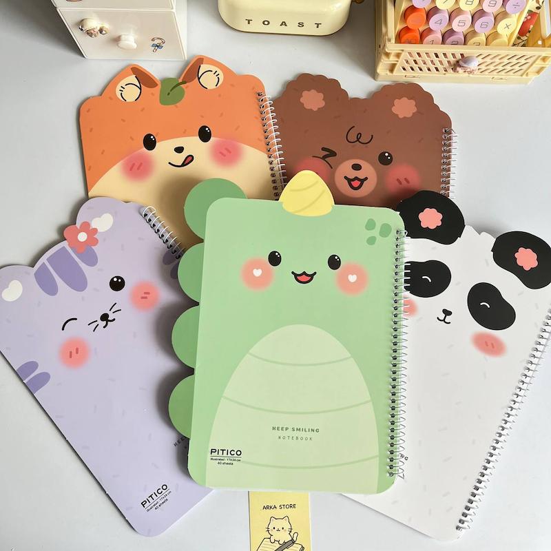 دفتر برگه طرحدار گوش دار