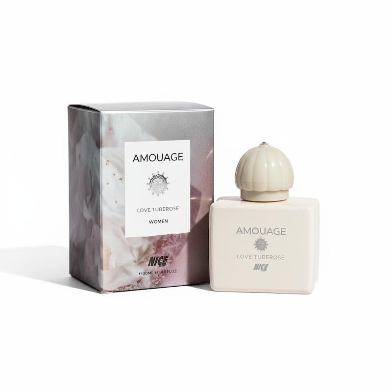 ادکلن مینیاتوری  مدل آمواج لاو تیوب رز Amouage Love Tuberose    حجم 30 میل شرکت نایس