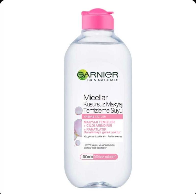 میسلار واتر گارنیر SkinActive مخصوص پوست حساس و پاک‌کننده آرایش صورت، چشم و لب