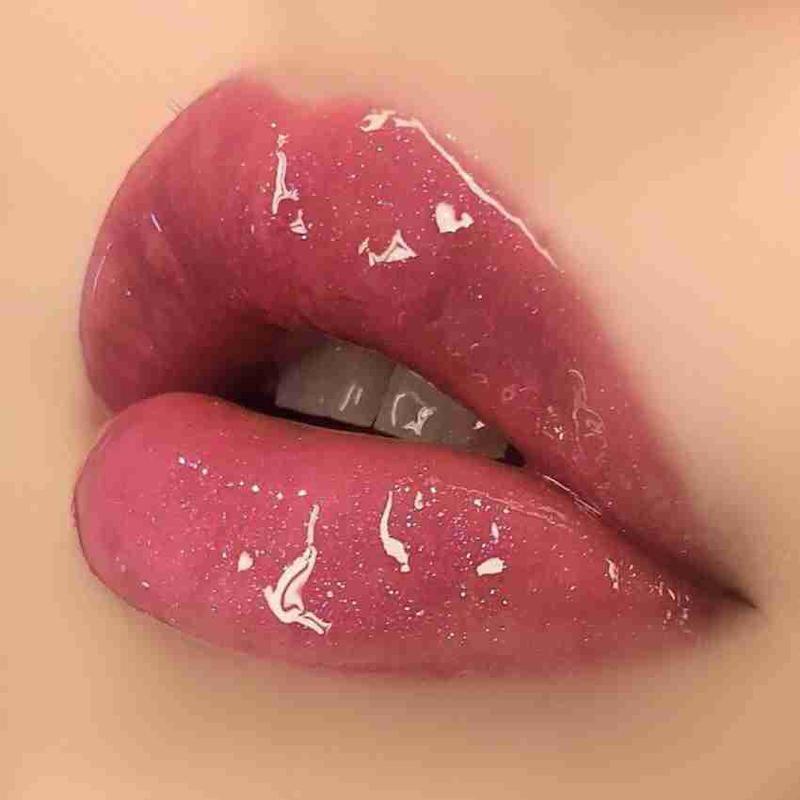 پک چهار عددی لیپ گلاس طرح رود با طیف رنگی صورتی، نود و قهوه‌ای
