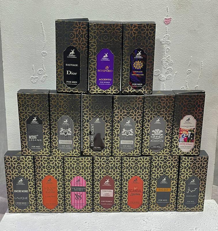 عطر ۵۰ میل الحمرا زنانه و مردانه | رایحه‌های متنوع