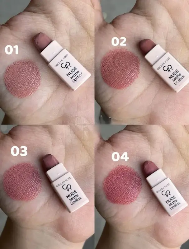 رژ لب مات گلدن رز Golden Rose Nude Look