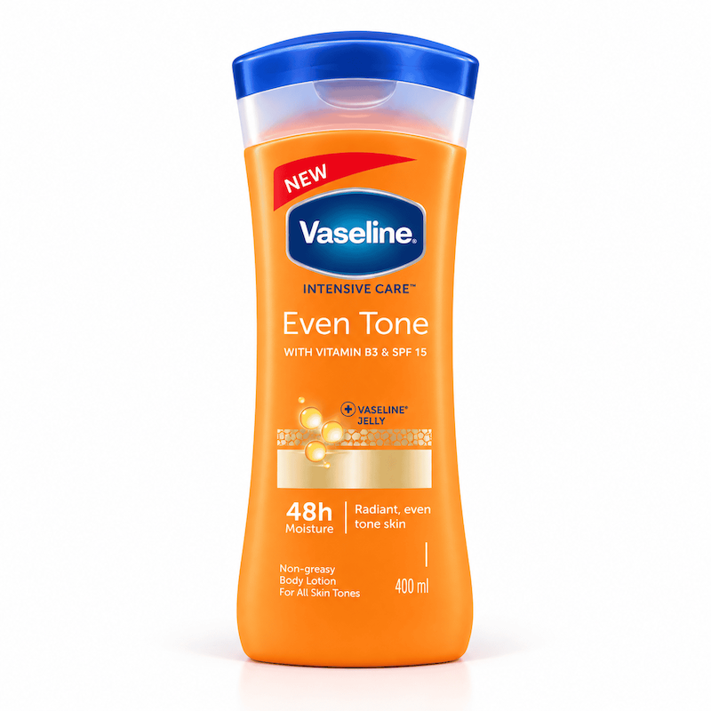 لوسیون بدن وازلین Even Tone SPF 10 حجم 400 میل