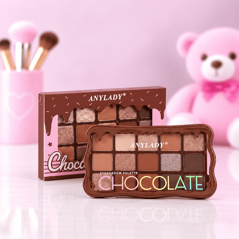 پالت سایه چشم ANYLADY Chocolate 15 رنگ نود و شاین