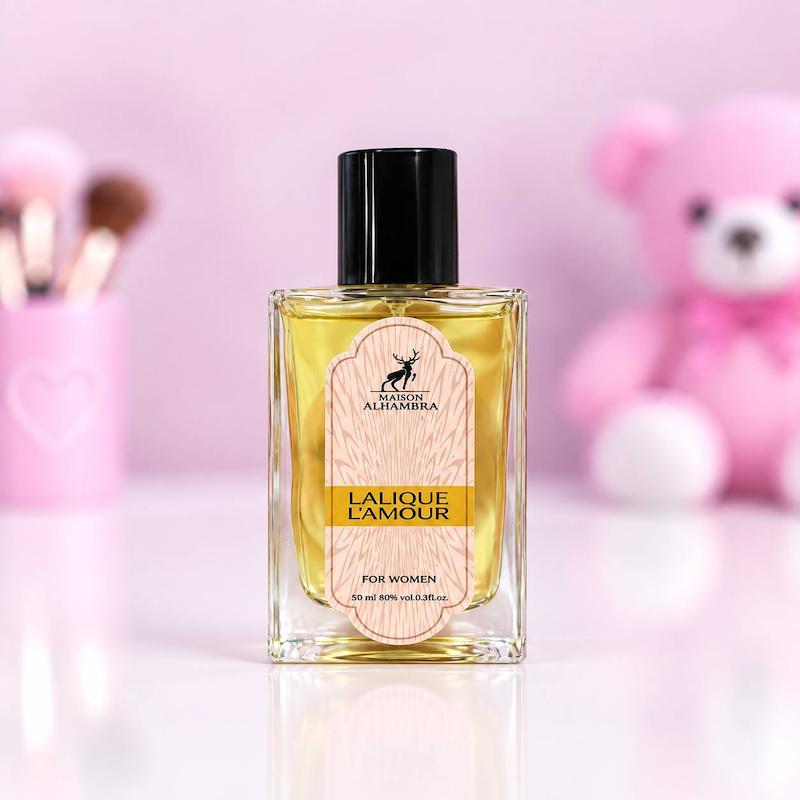 عطر زنانه الحمرا با رایحه لالیک لامور Lalique L'Amour حجم ۵۰ میل