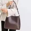 کیف دوشی دخترانه بندقیطونی مدل گره ای