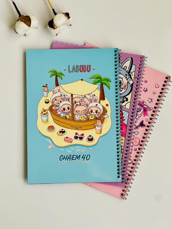 دفتر داخل طرحدار 40 برگ