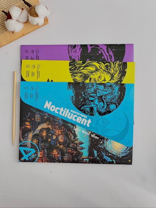 نقاشی خراشیدنی بزرگسال 