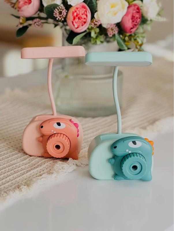 چراغ مطالعه و تراش رومیزی دایناسوری