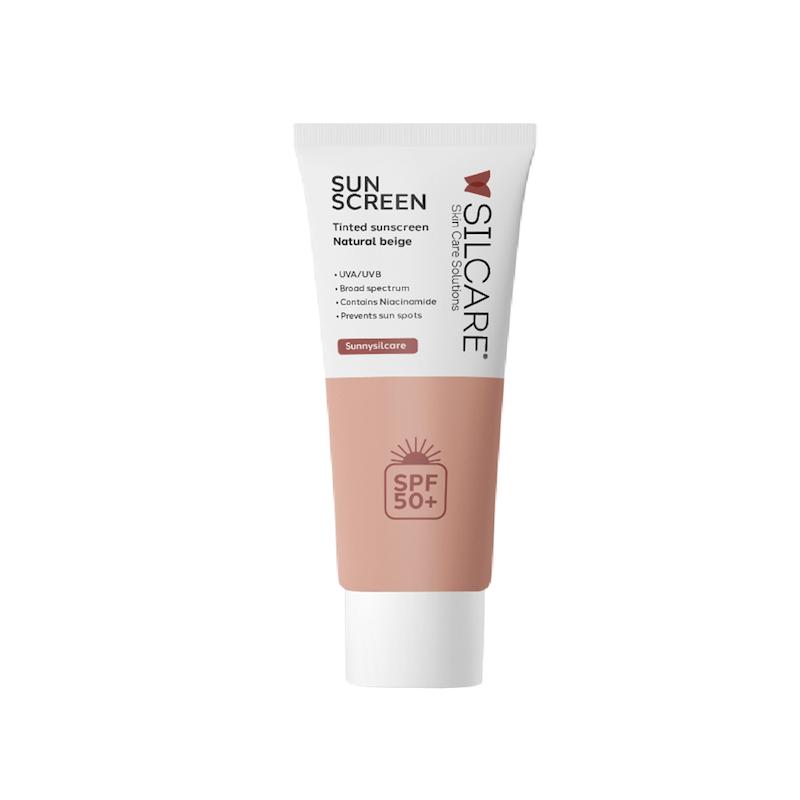 کرم ضدآفتاب رنگی +SPF 50 سیلکر