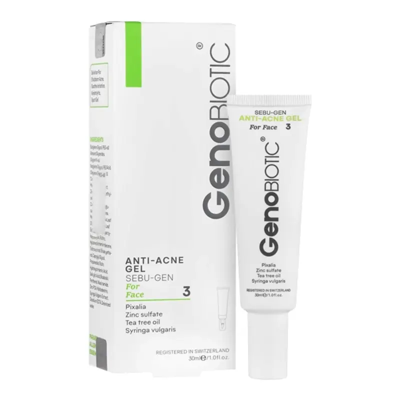 ژل ضدآکنه صورت ژنوبایوتیک 30 گرم