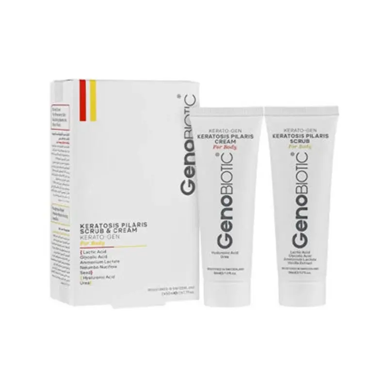اسکراب و کرم پوست مرغی کراتوژن ژنوبایوتیک