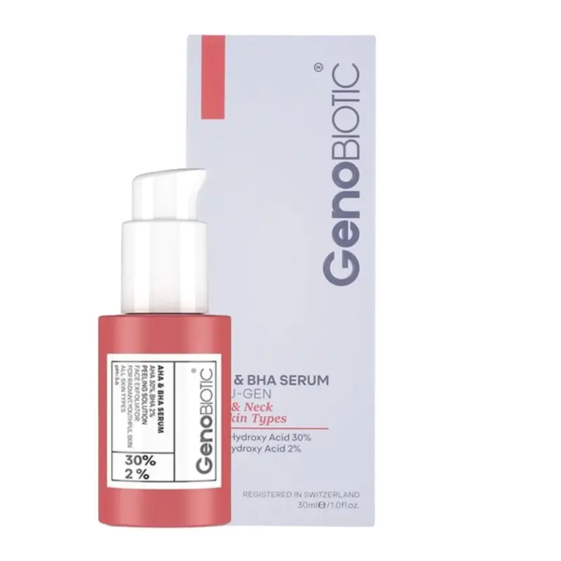 سرم لایه بردار آلفا و بتا هیدروکسی اسید ژنوبایوتیک 30ml