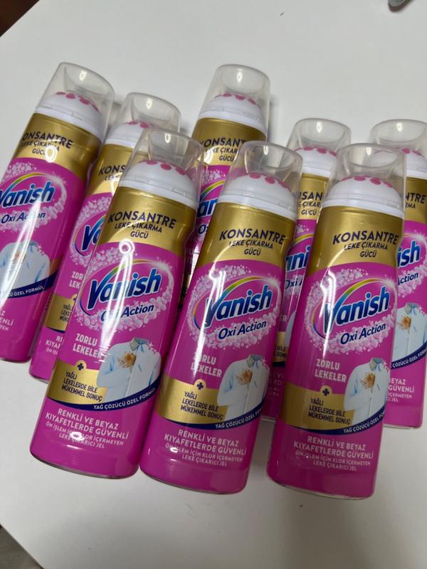ژل لکه بر غلطکی لباس ونیش vanish power gel