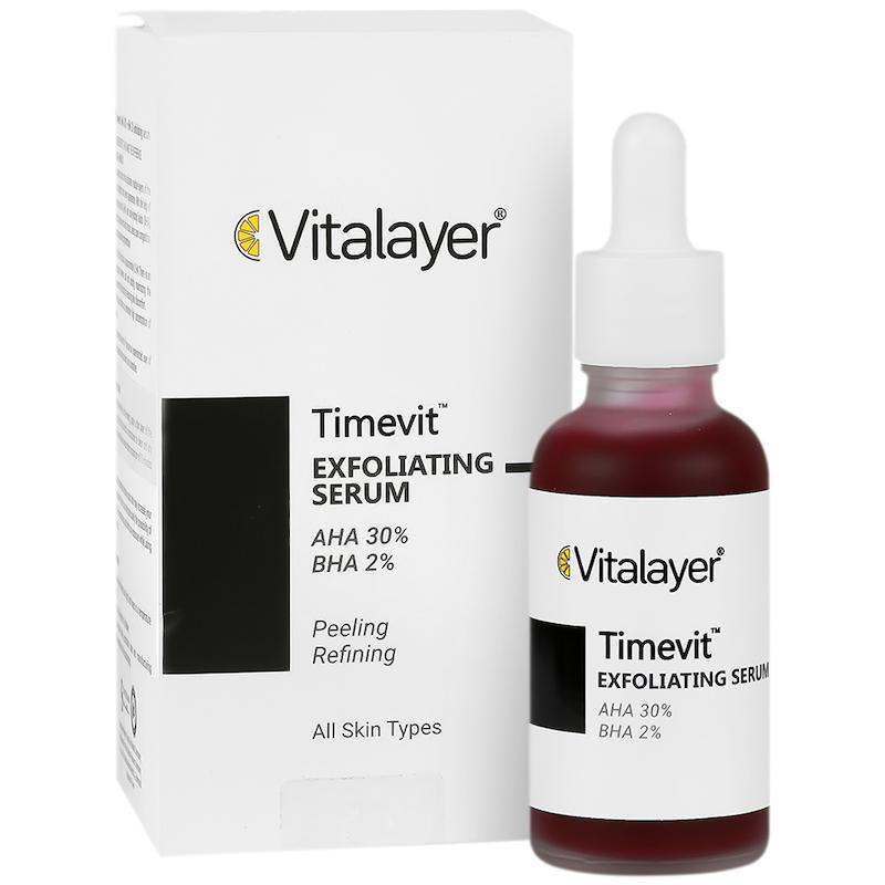 سرم لایه بردار قوی حاوی AHA 30 درصد تایم ویت  timevit ویتالیر
