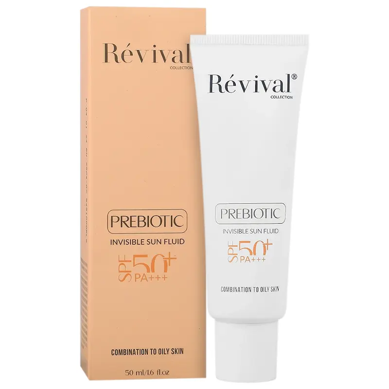 فلوئید ضدآفتاب بی رنگ مناسب پوست چرب رویوال با SPF50 