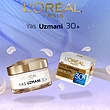 کرم روز ضدچروک و آبرسان بالای 30 سال لورال loreal