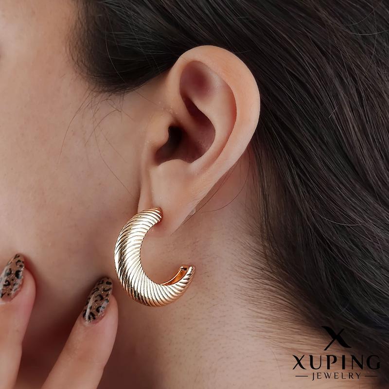 گوشواره آینه‌تراش طرح‌طلا ژوپینگ