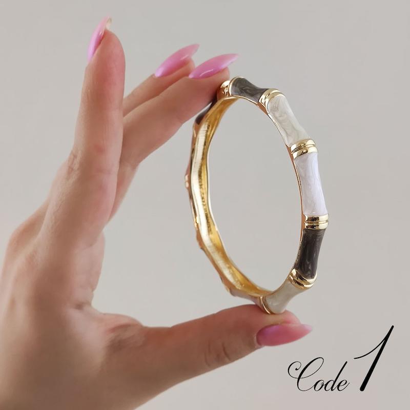 دستبند النگویی میناکاری