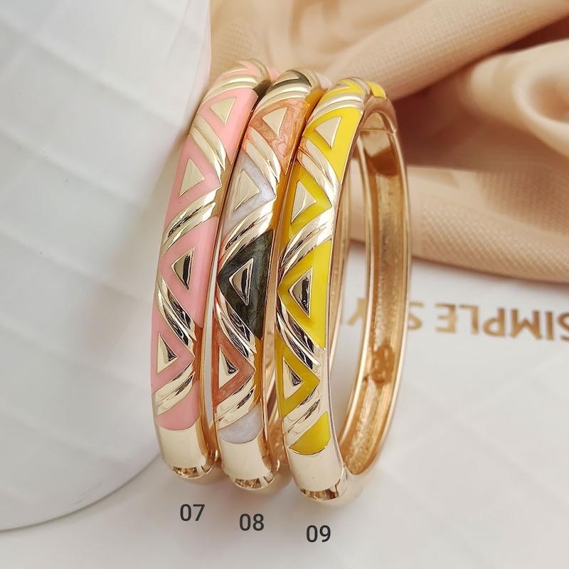 دستبند النگویی میناکاری (15 رنگ)