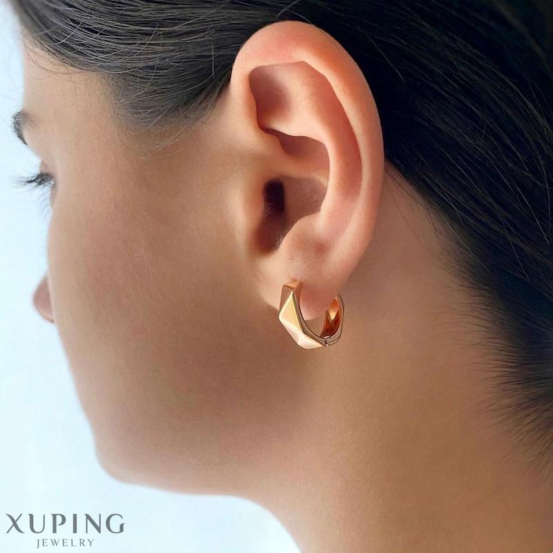گوشواره هندسی آینه‌ای ژوپینگ