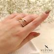 انگشتر مینیمال نگین‌دار ژوپینگ