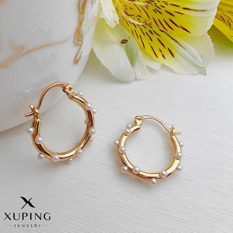 گوشواره حلقه مرواریدی ژوپینگ