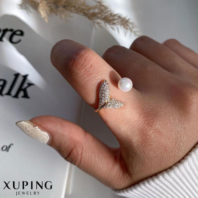 انگشتر دم وال مرواریدی ژوپینگ