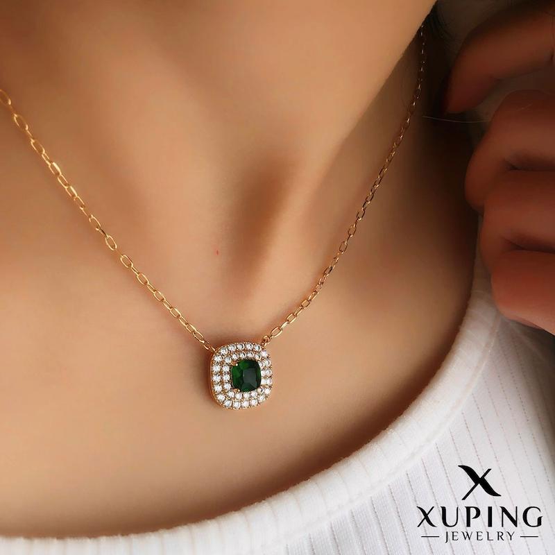 گردنبند جواهری نگین‌رنگی ژوپینگ