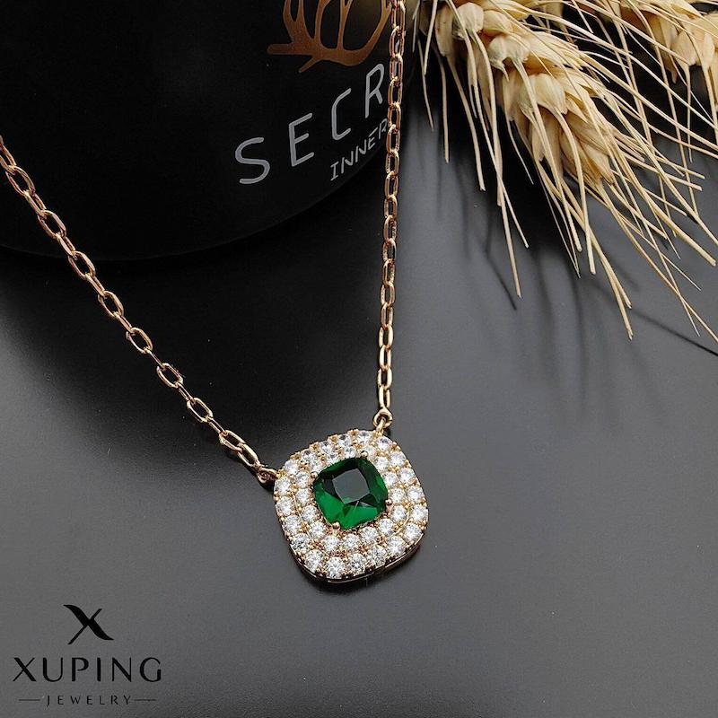 گردنبند جواهری نگین‌رنگی ژوپینگ