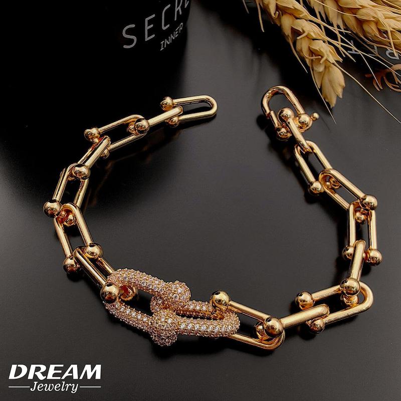 دستبند تیفانی نگین‌دار DREAM