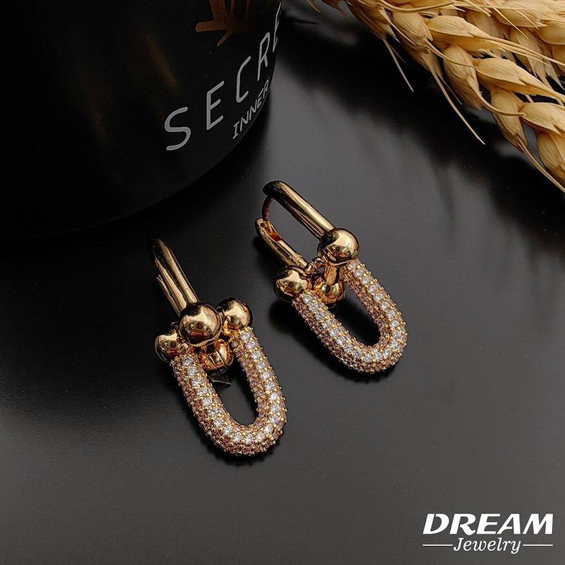 گوشواره تیفانی نگین‌دار DREAM