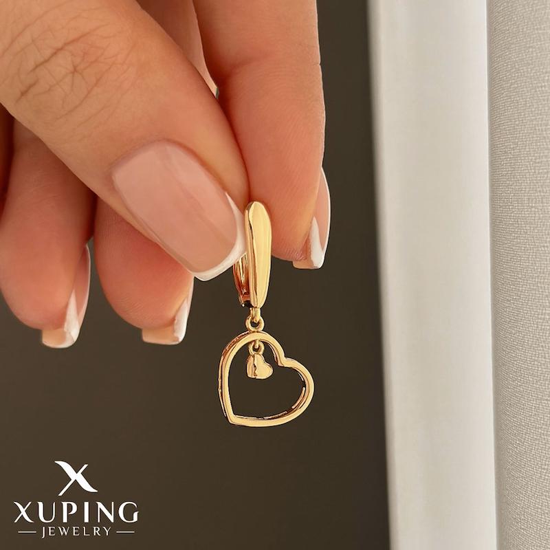 گوشواره قلبی قلب‌آویز ژوپینگ