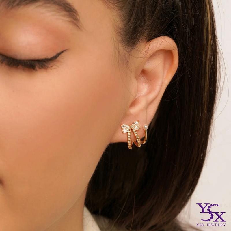 گوشواره سوزنی سه‌لاین YSX