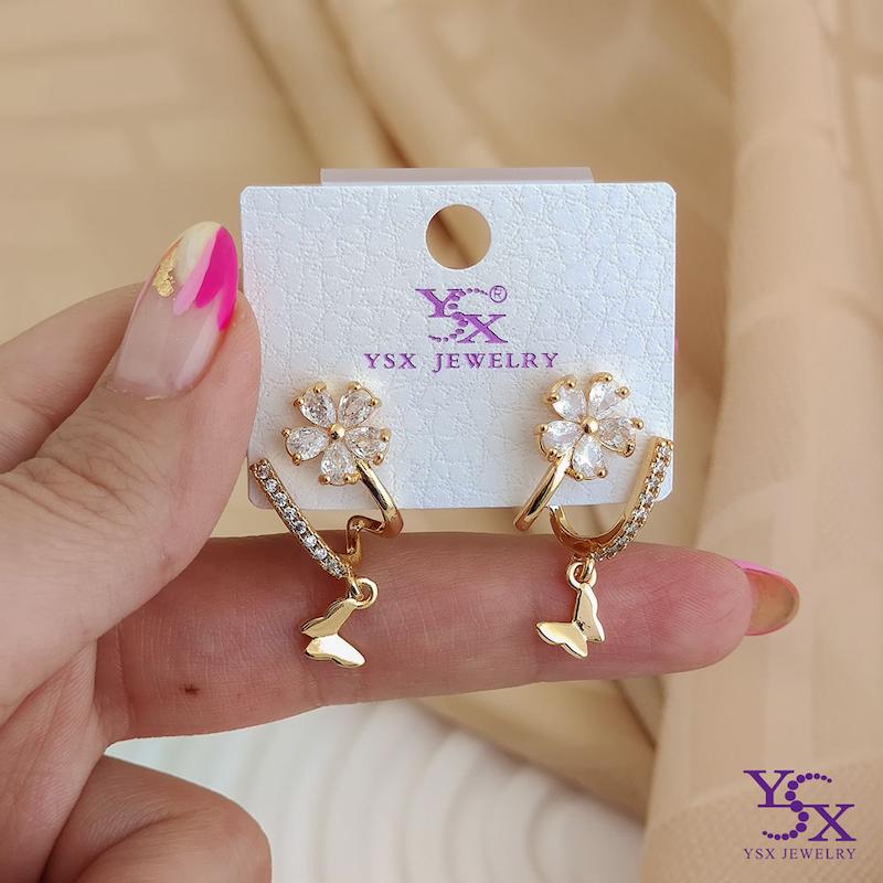گوشواره سوزنی دولاین YSX