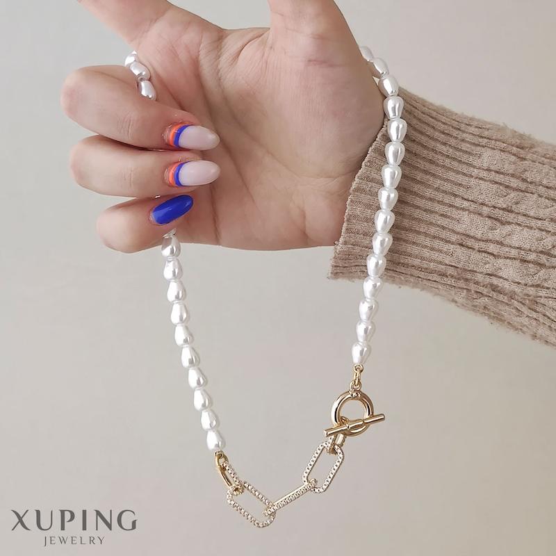 گردنبند مروارید قفل T ژوپینگ