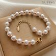 دستبند مروارید و گوی طلایی ژوپینگ