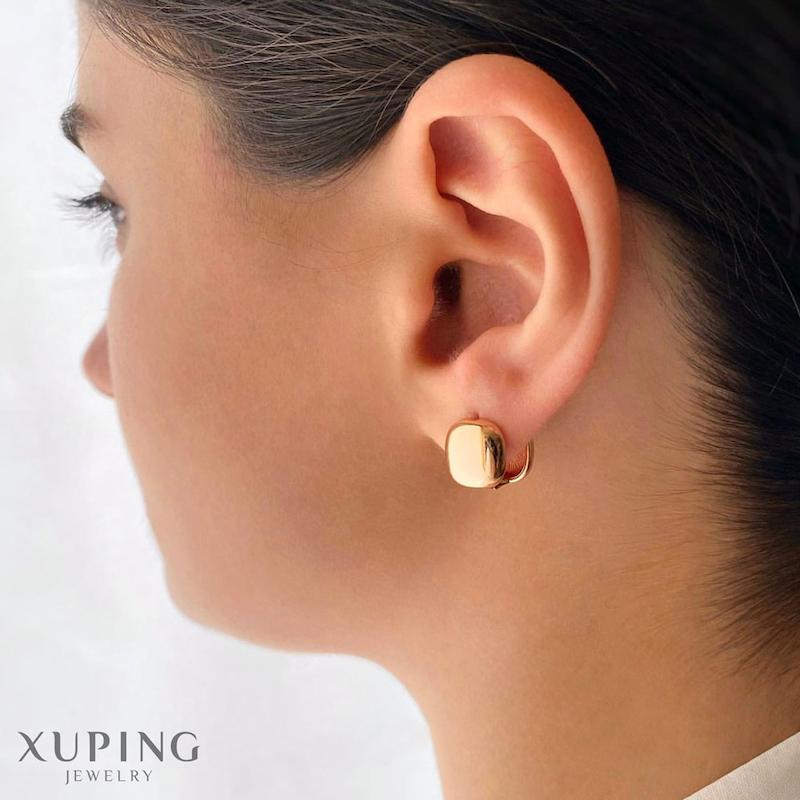 گوشواره مینیمال مربعی ژوپینگ