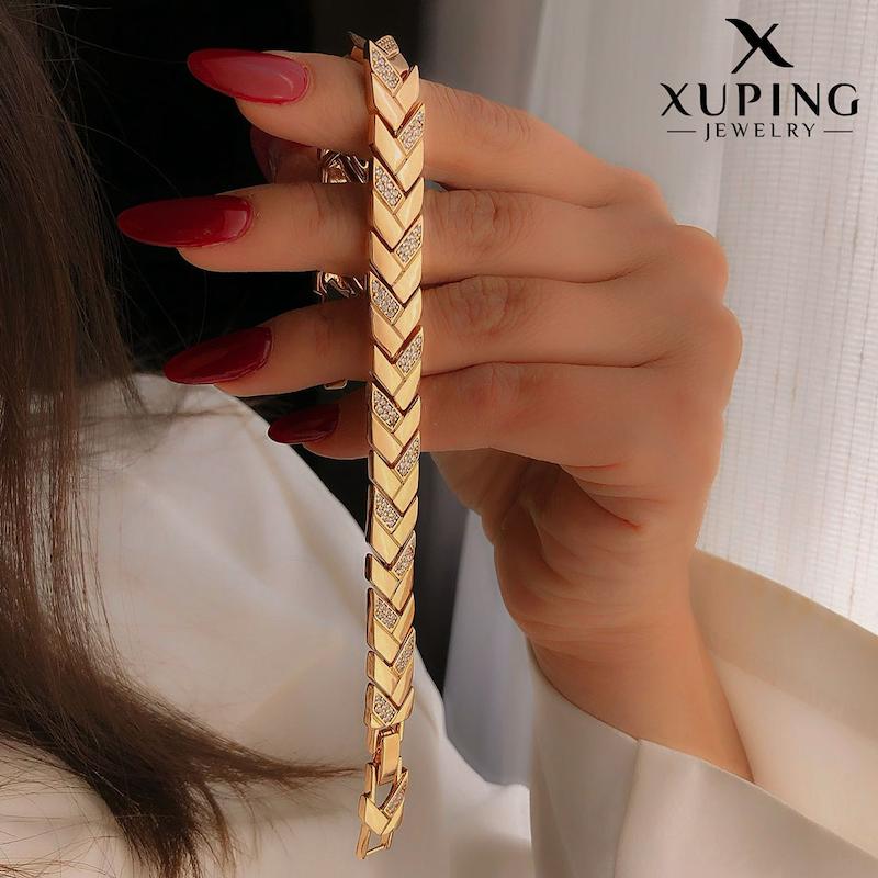 دستبند خشتی نگین‌دار ژوپینگ